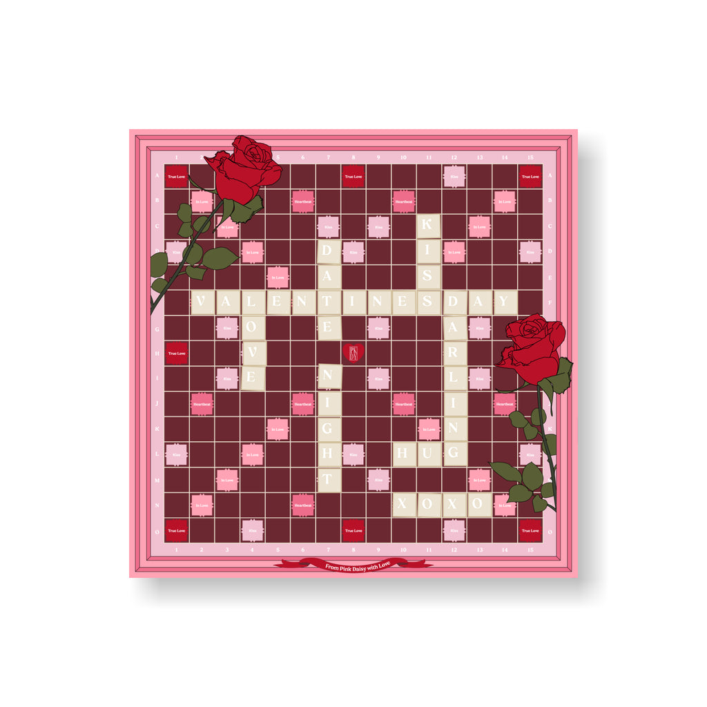 Love Scrabble | Seidentuch