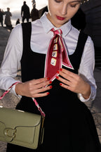 Love Letters by Pink Daisy – Elegant silk twilly for timeless looks